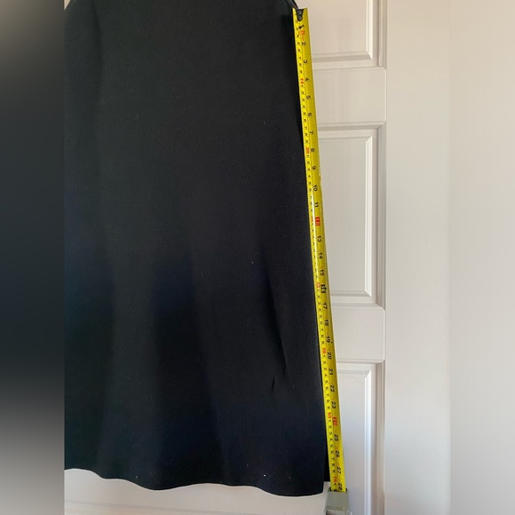 Black Knit Sleeveless Eileen Fisher Dress - Picture 6 of 7